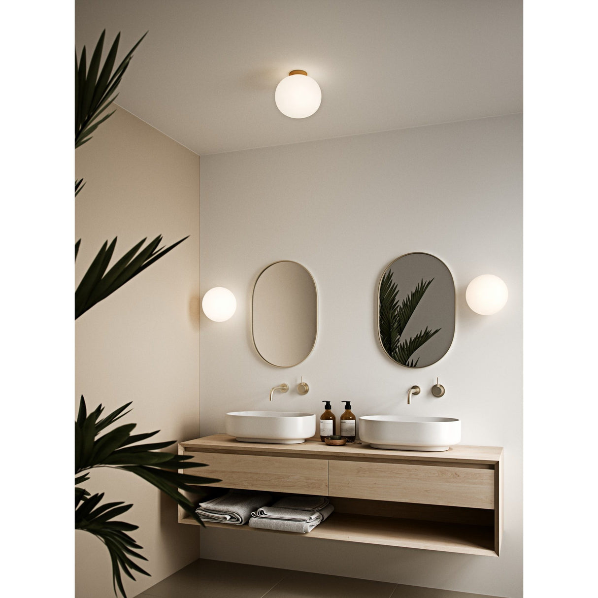 Alton Plafond Mässing