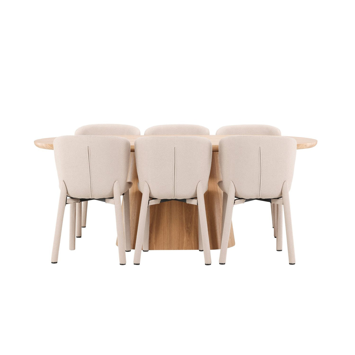 Stjärnö, Astoria Oval matgrupp Beige, Natur, 200 x 90