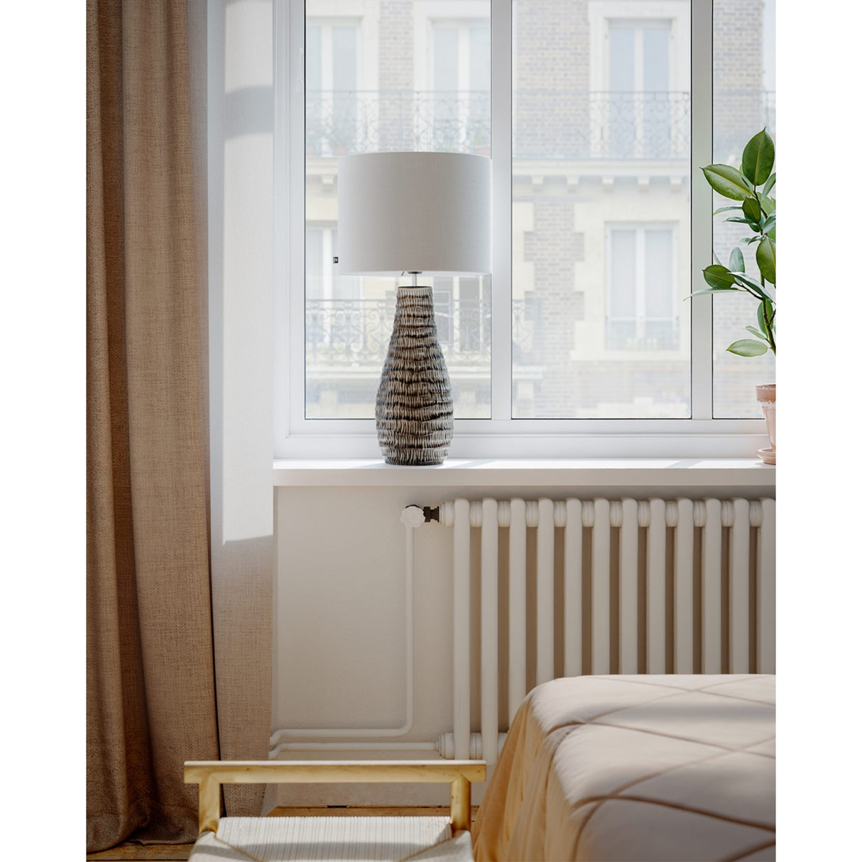 Bartha Bordslampa Brun