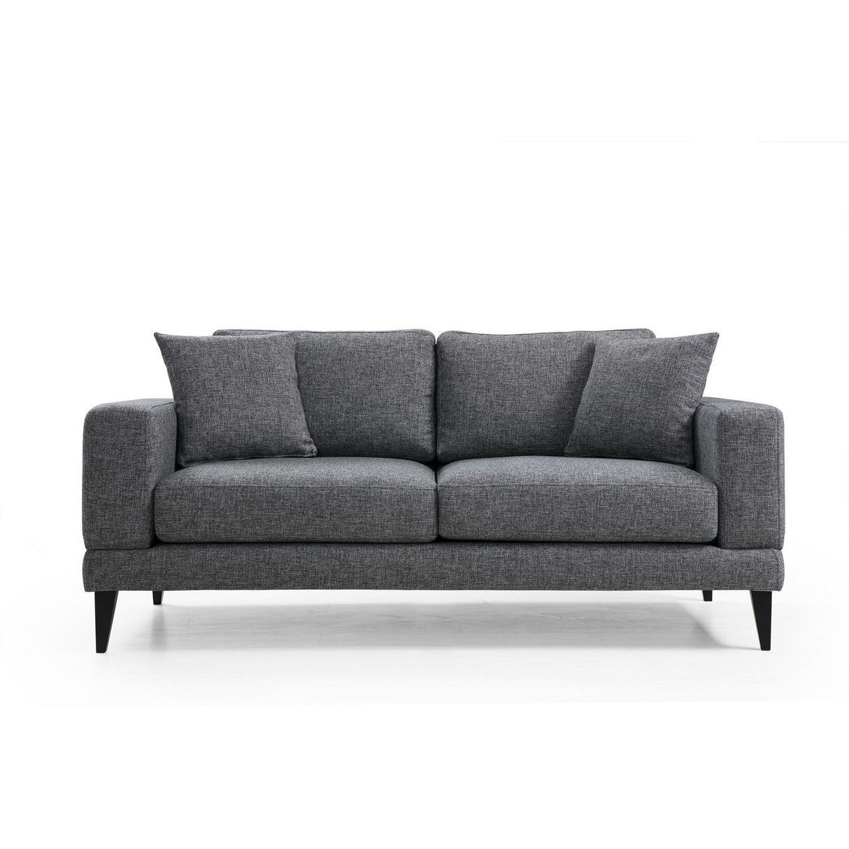 Helsingfors 2-sits (180 x 90 x 85 cm) Mörkgrå 2-sitssoffa