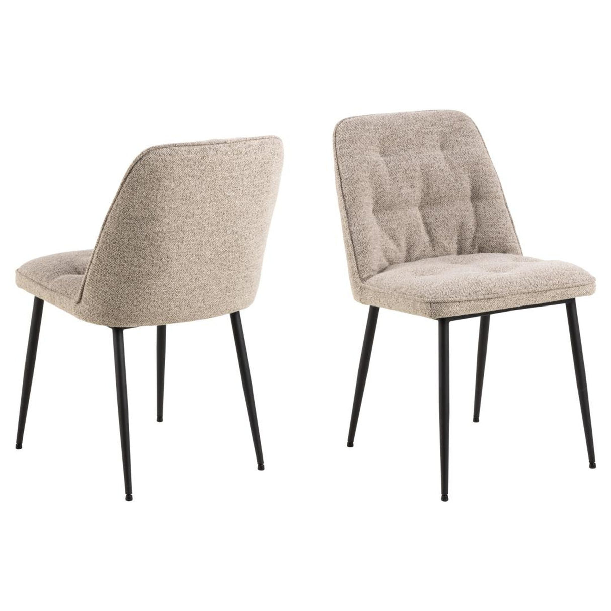 Toulon Matstol Monza tyg Beige