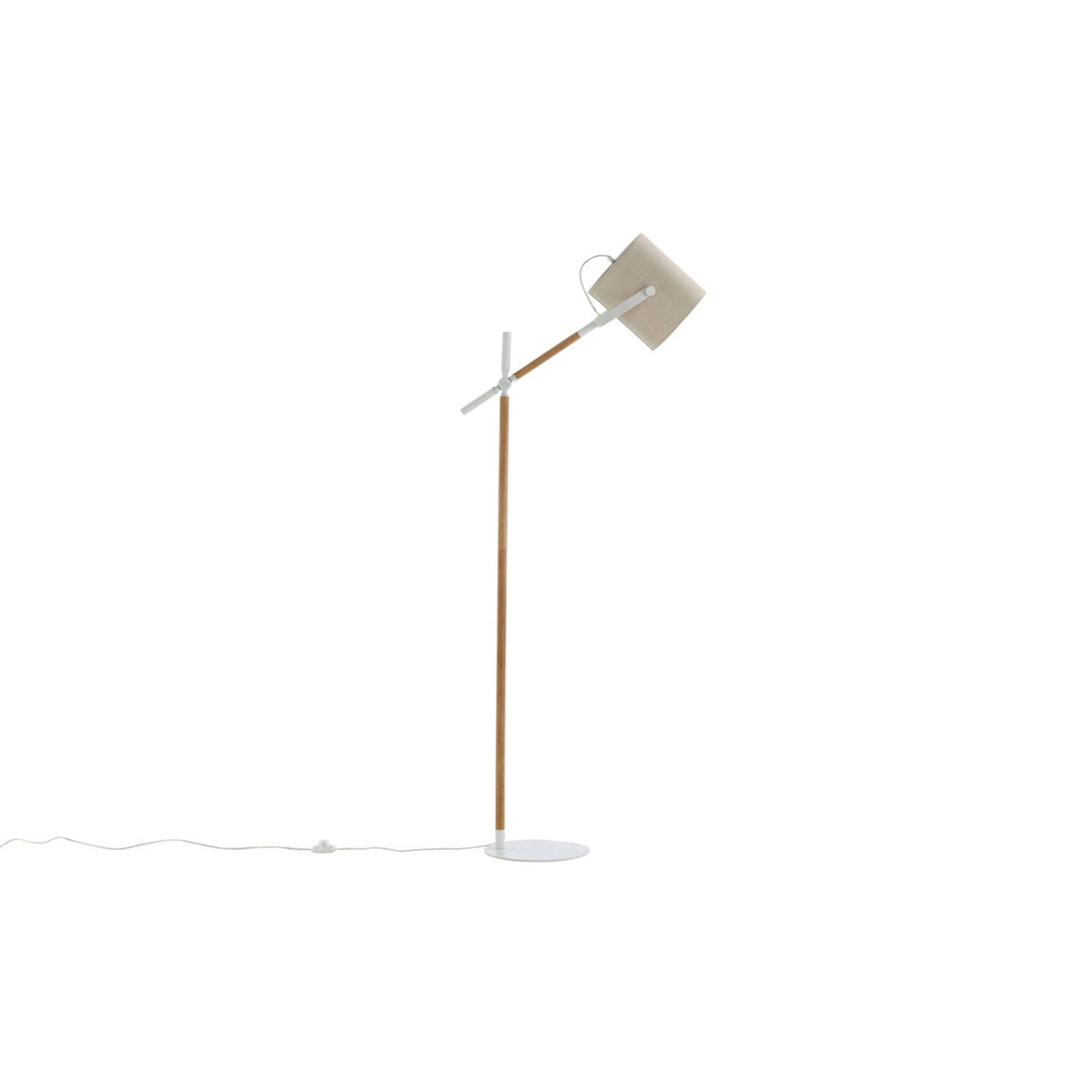 Dennis Golvlampa Beige, Vit