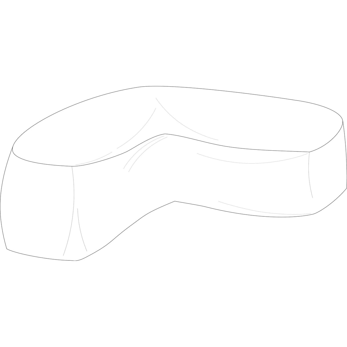 Möbelskydd Jet Set 5-sits Hörngrupp Grå