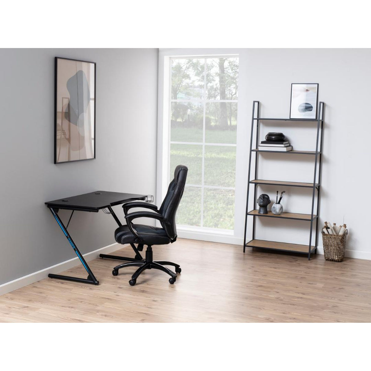 Notting Hill Bokhylla 174x77x36 cm Ek