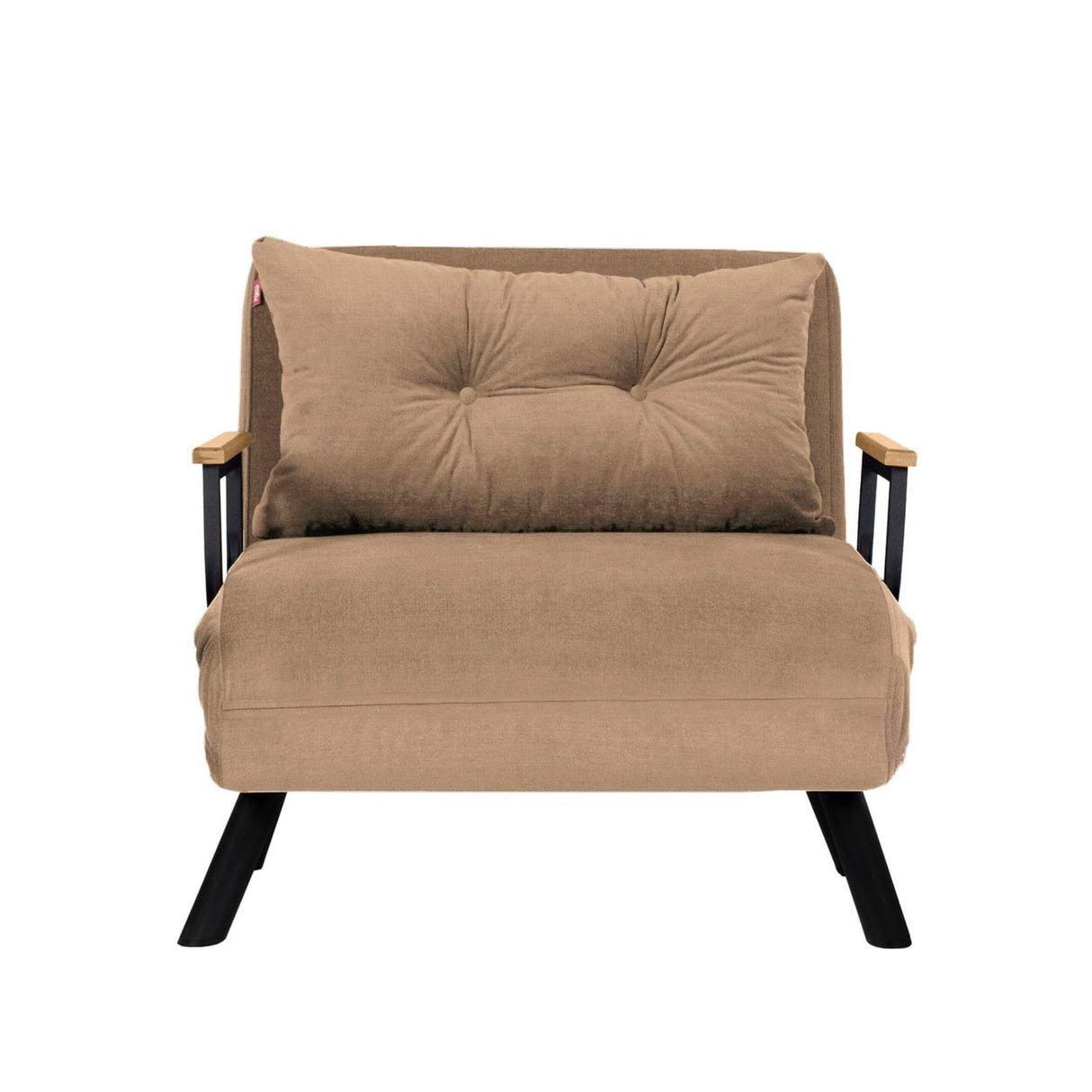 Freetown Single (26 x 120 x 60 cm) 1-sits bäddsoffa Ljusbrun