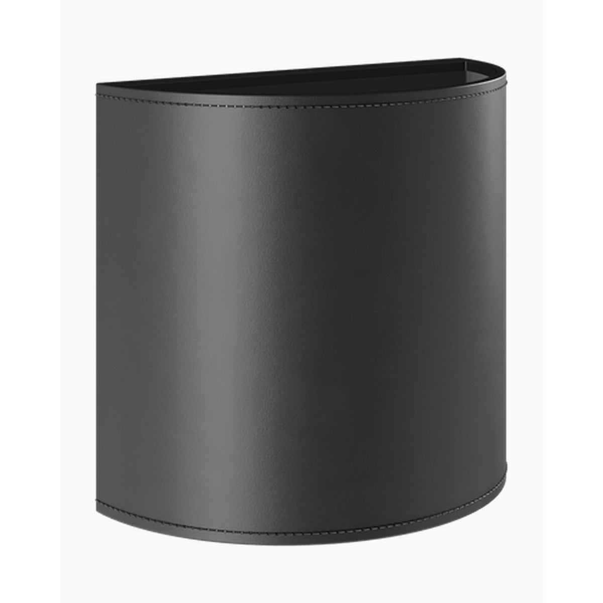 Leather 20 cm Vägglampa Svart