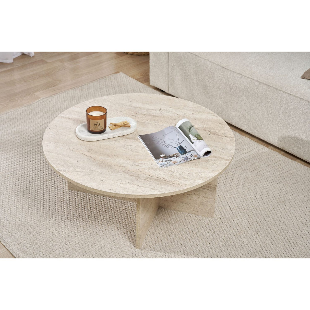Nellie Soffbord Travertine