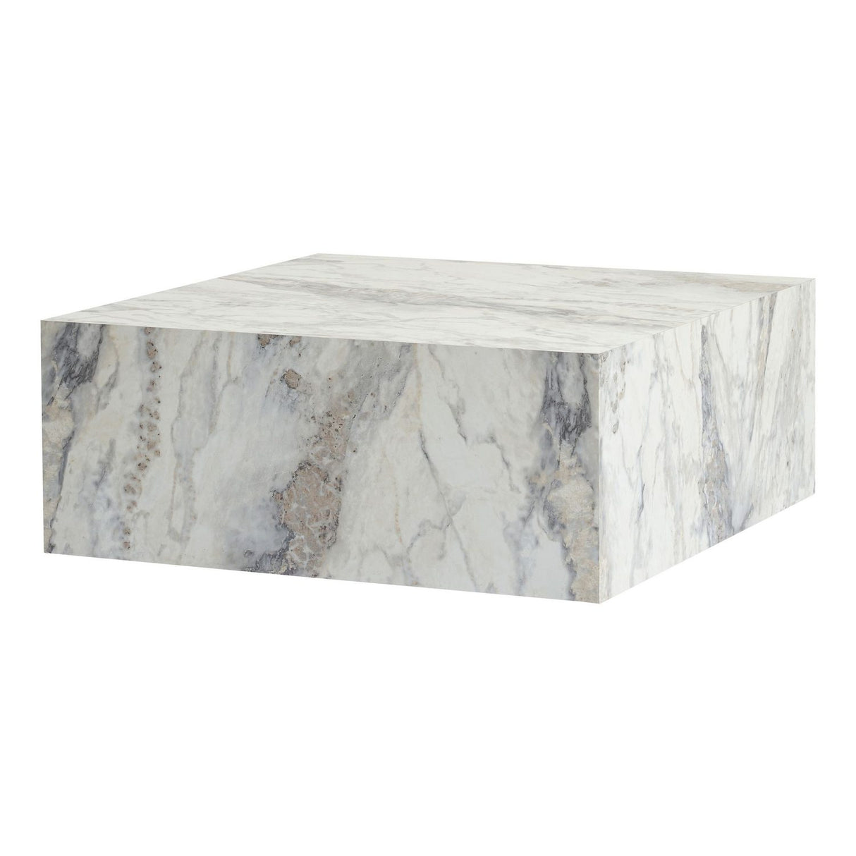 Maputo (90 x 35 x 90 cm) freesia-marmor Soffbord