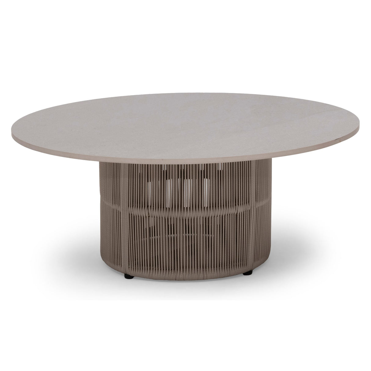 Kattvik Utesidobord Ø80 cm Grå