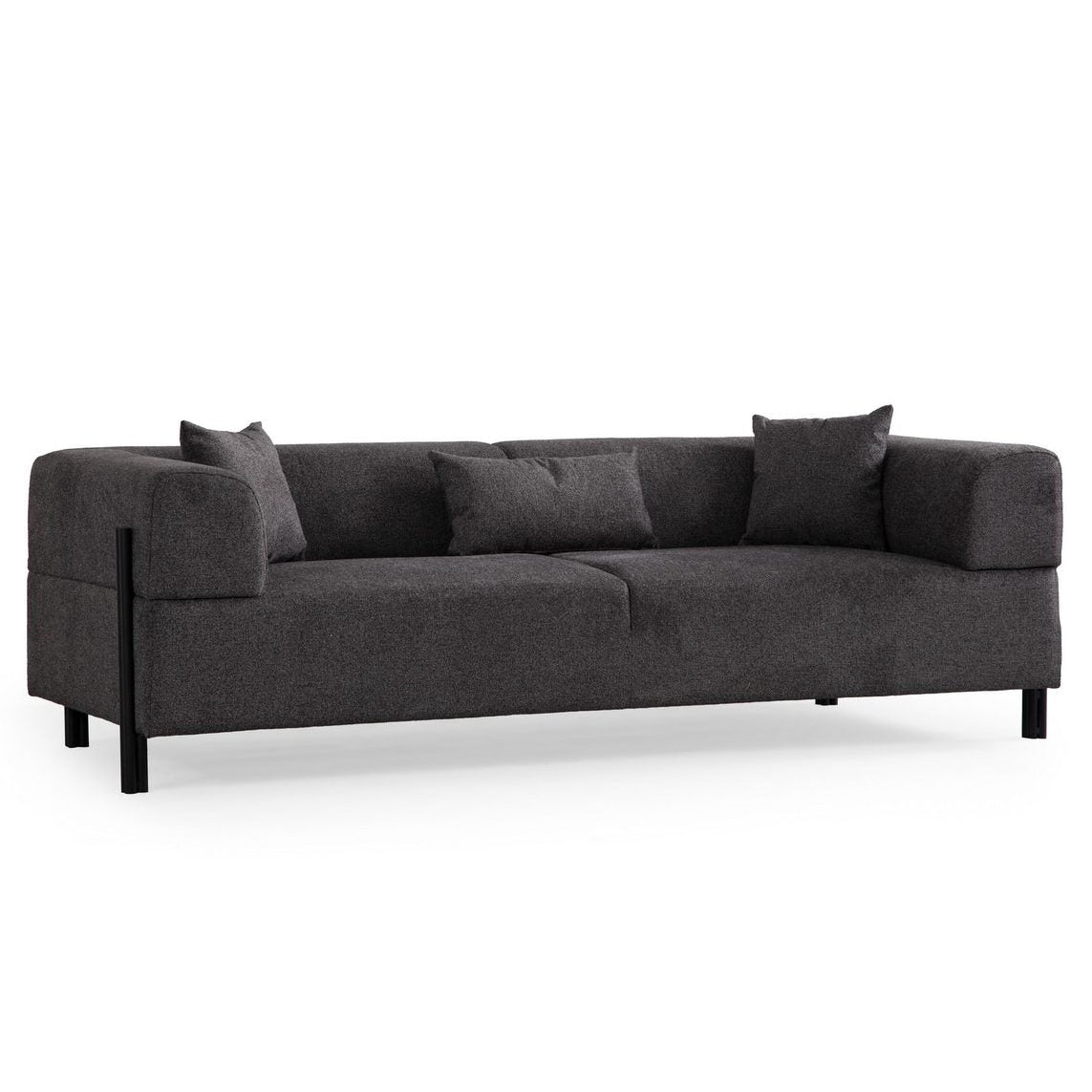 Doha 3-sits soffa Antracit