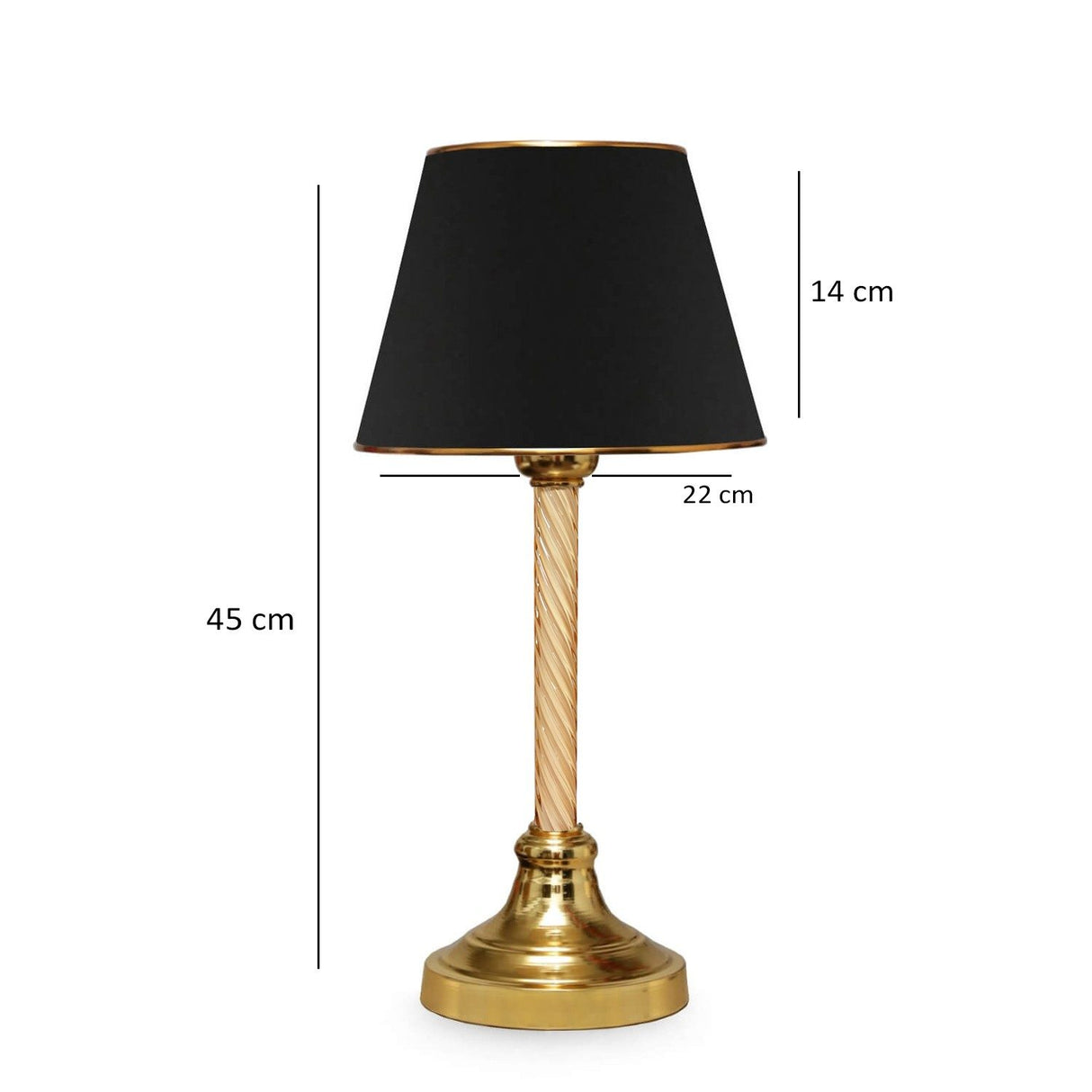 Bordslampa Serie 11 (22 x 14 cm) Bordslampa Svart