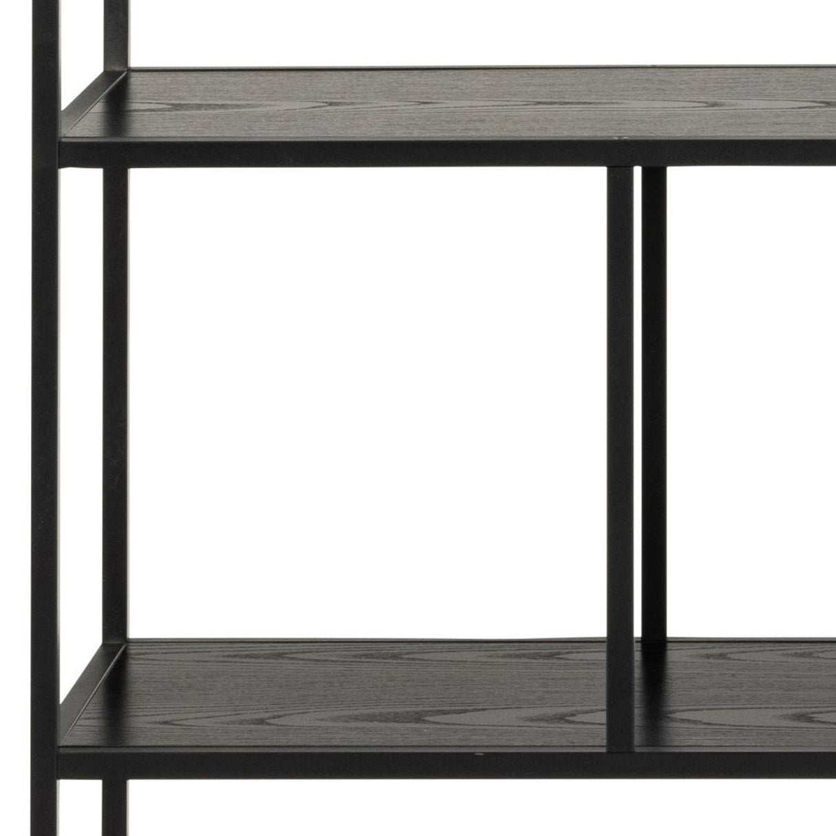 Notting Hill Bokhylla 150x135x35 cm Svart Ask