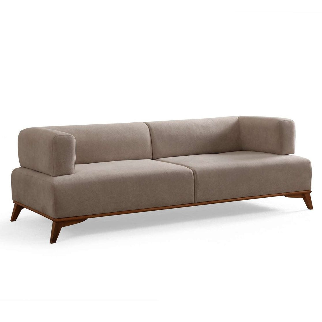 Atom 3-sits soffa Kräm