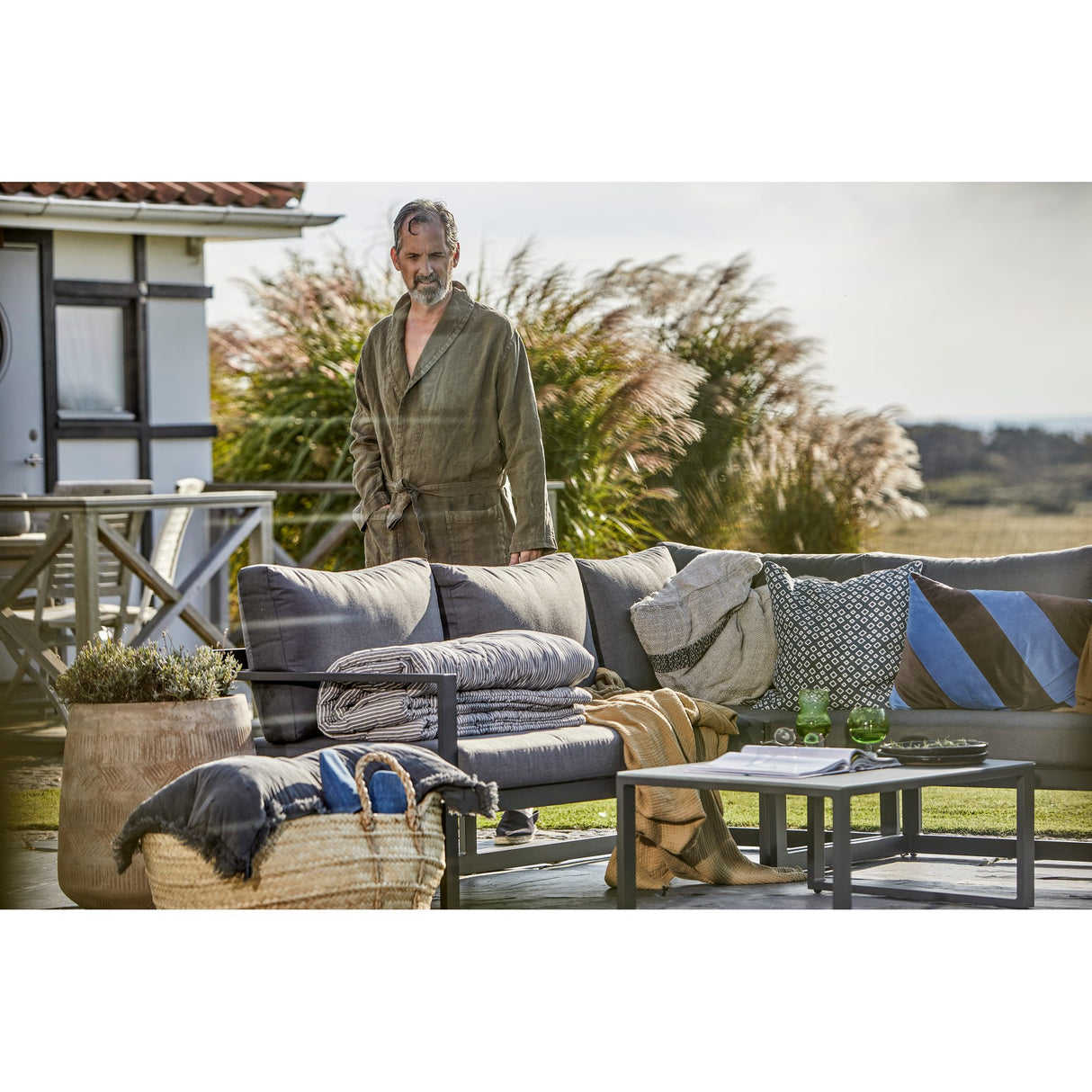 Lundamo Loungegrupp Grå