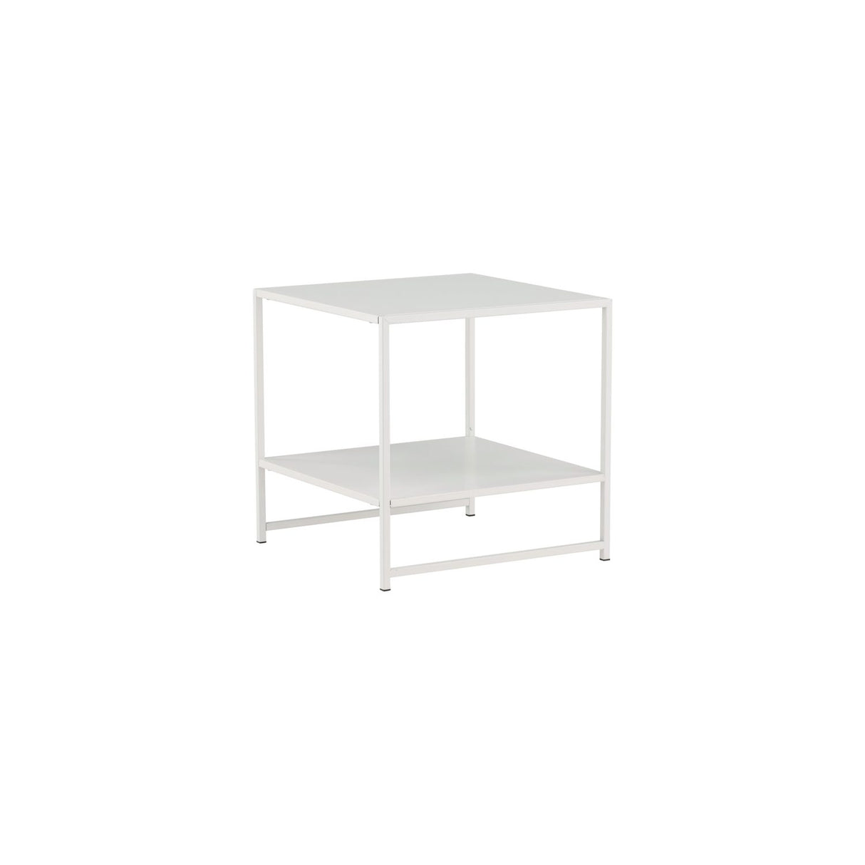 Staal Sidobord Vit
