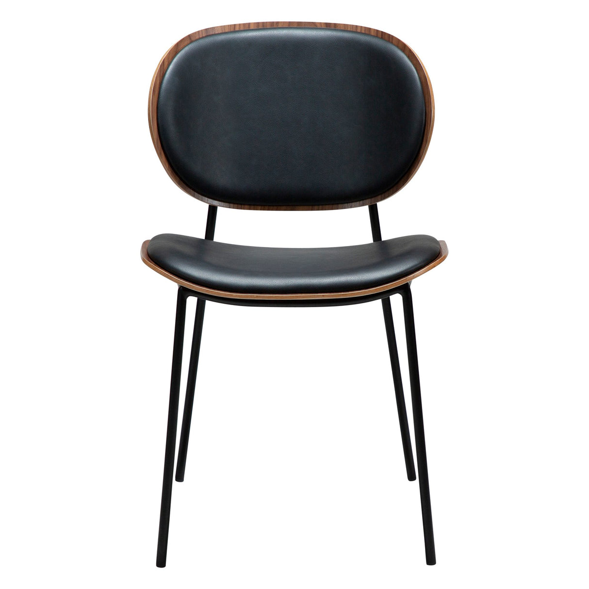 Clementina Stol Raven Black, Walnut