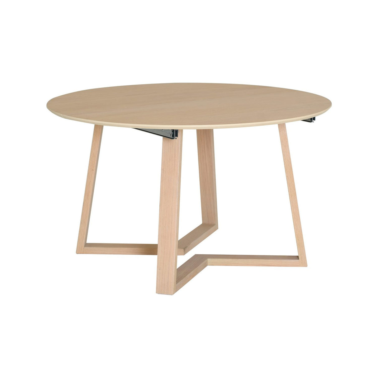 Borås ø130/230 cm Matbord Vitpigmenterad ek