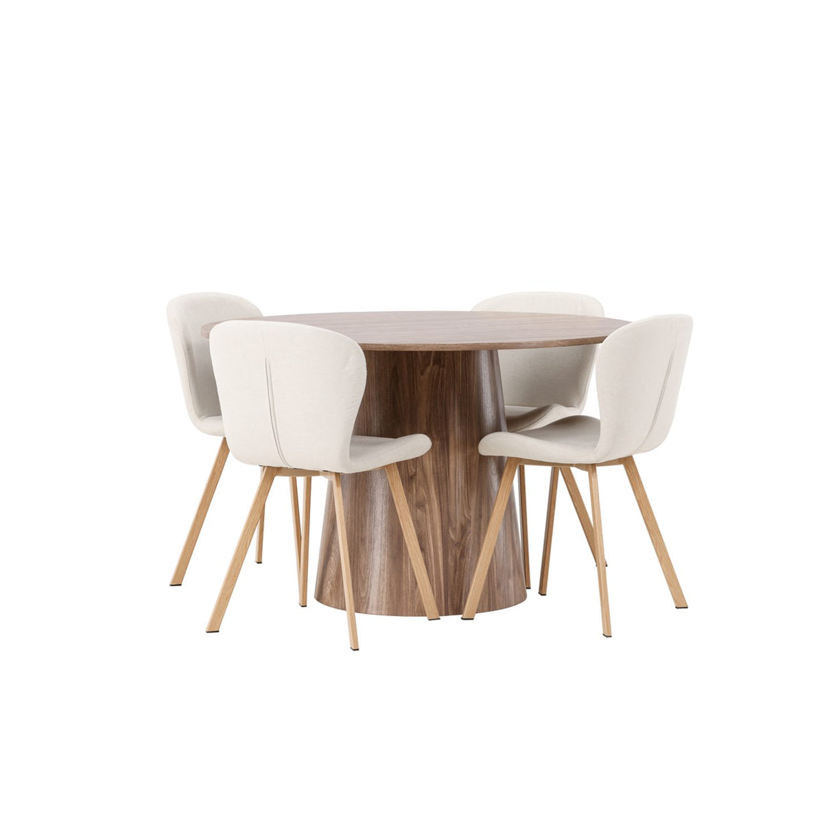 Lanzo, Lilja Rund matgrupp Beige, Natur, Natur, ⌀120