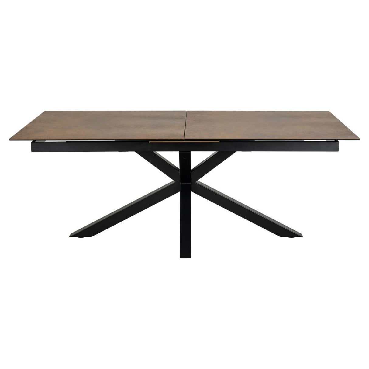 Verdun Matbord 100x200-240 cm Rostbrun Lemco