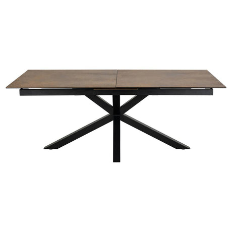 Verdun Matbord 100x200-240 cm Rostbrun Lemco