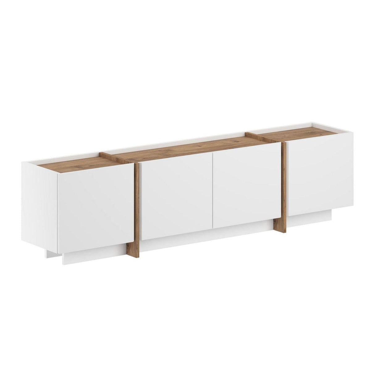 Victoria TV-bänk Vit Atlantic Pine