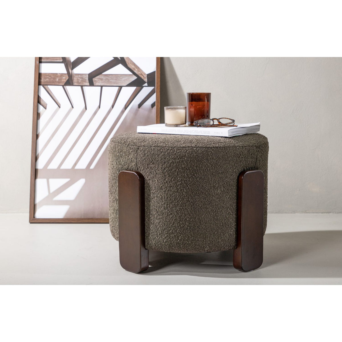 Coffey Ottoman Brun