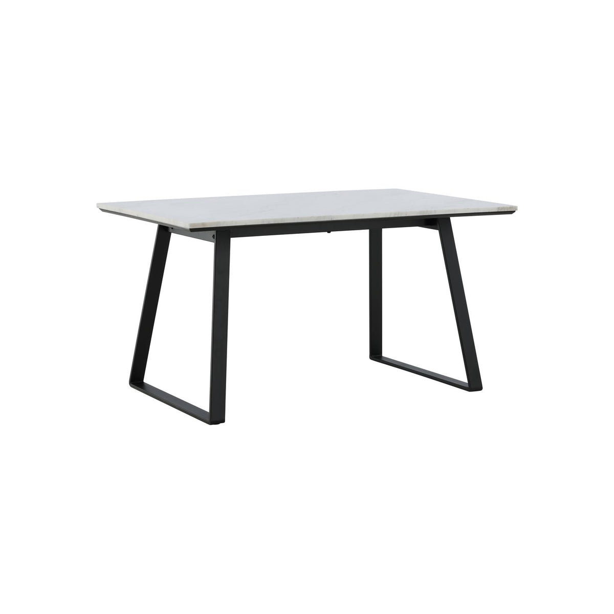 Estelle Rektangulärt matbord Svart,Vit, Marmor, 140 x 90