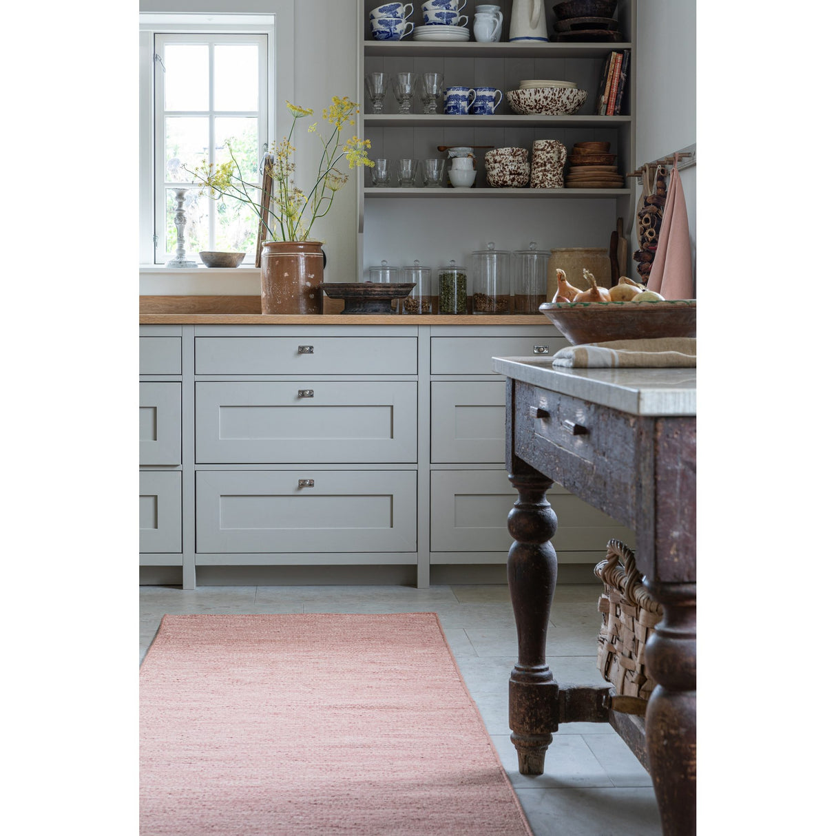 Plain 80x250 cm Gångmatta Coral