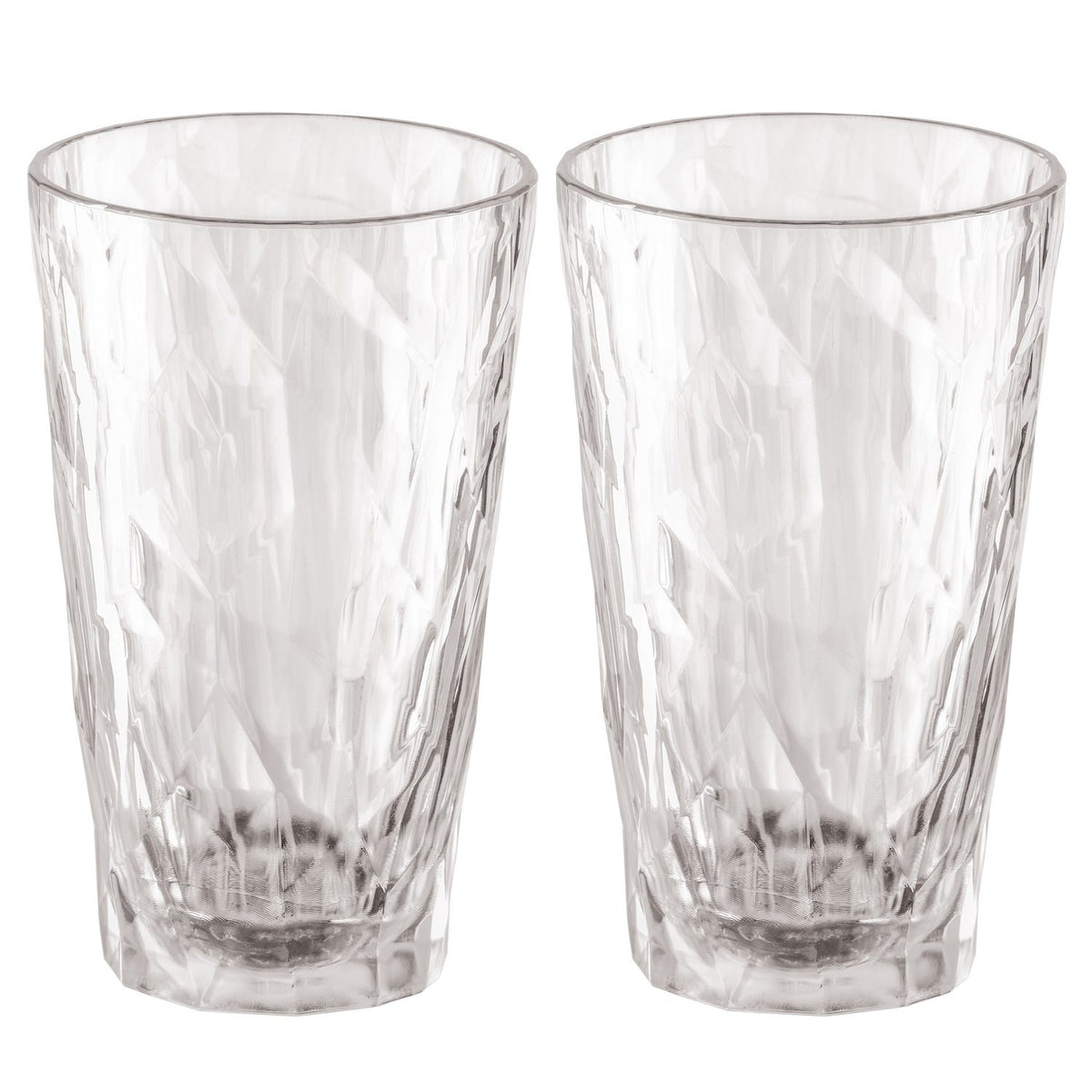 Superglas club no.6 plast 30 cl crystal clear 2-pack Longdrinkglas