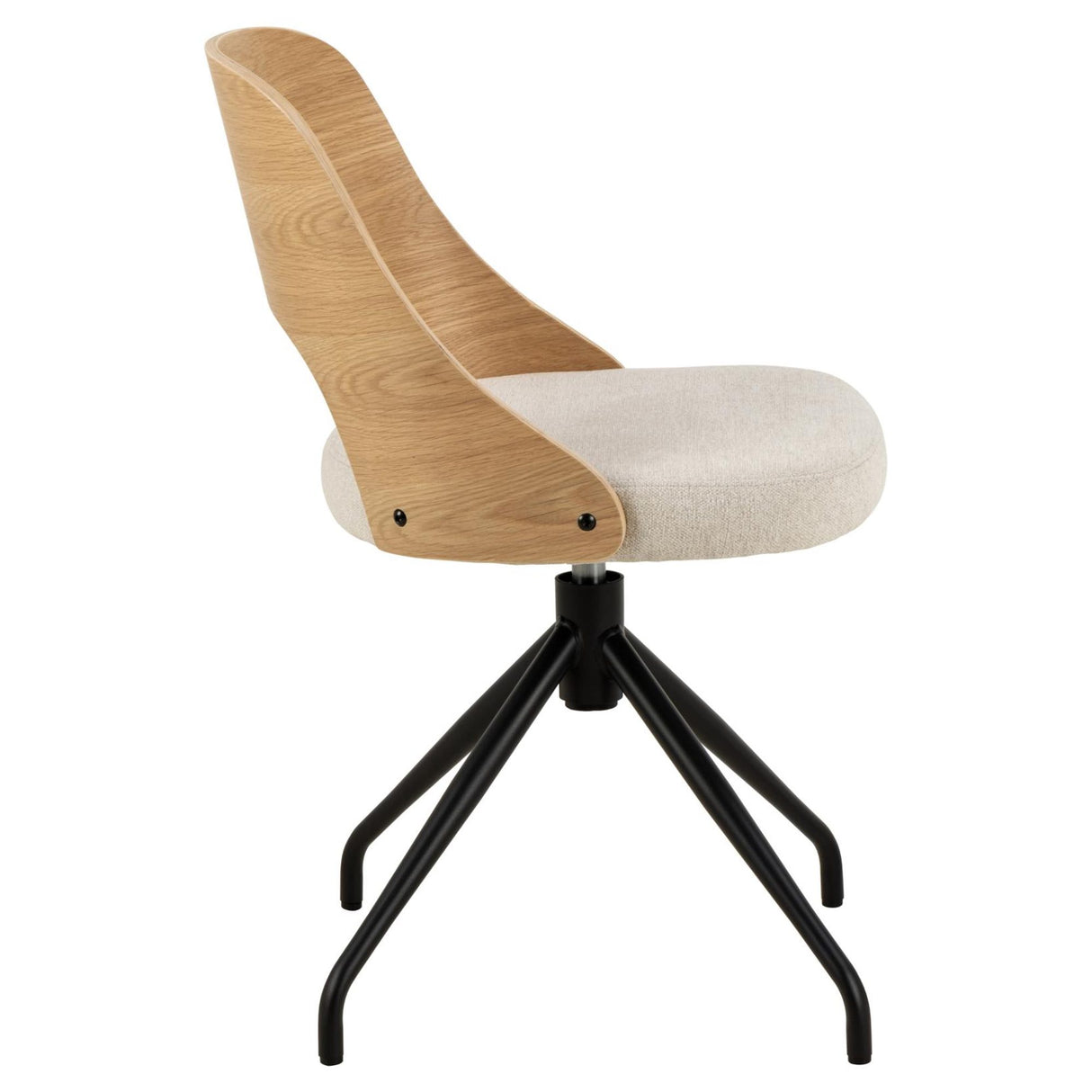 Dina Matstol vrid-funktion Ek/Beige