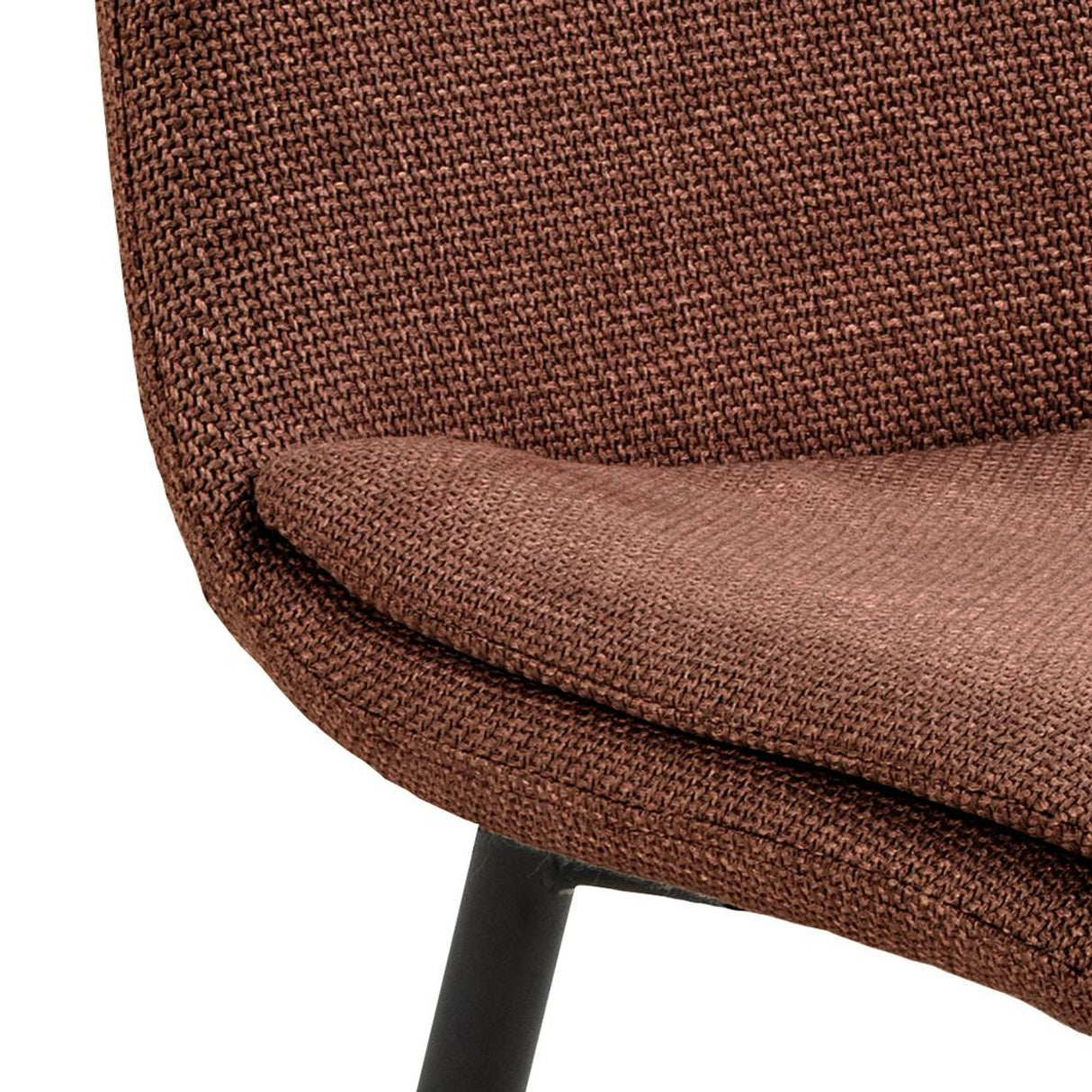 Kilda Matstol Basel tyg Terrakotta