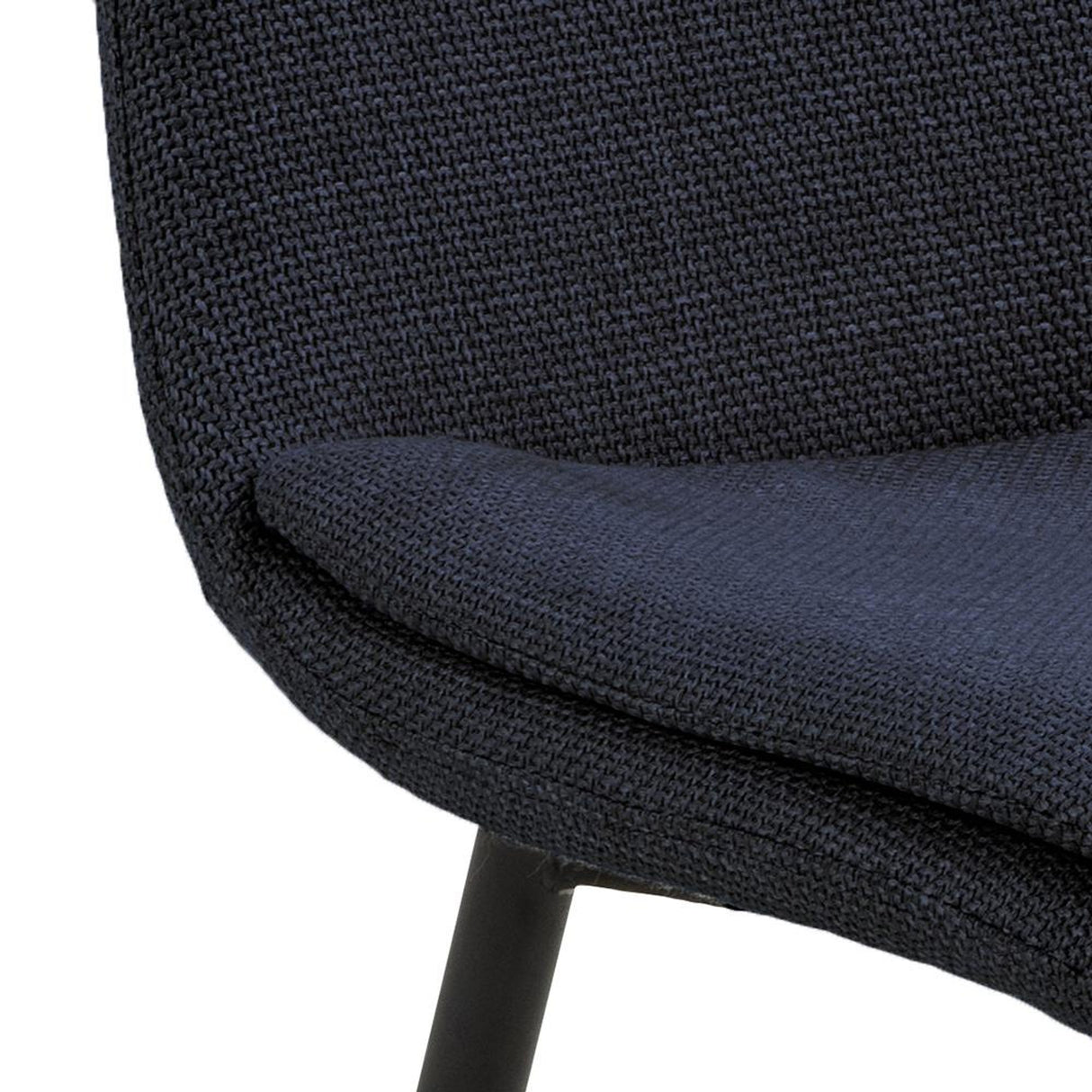 Kilda Matstol Basel tyg Mörkblå