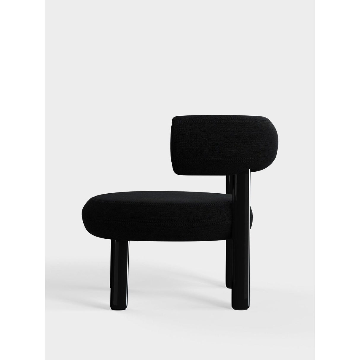 Fat Loungestol Hallingdal 65 Black BLS