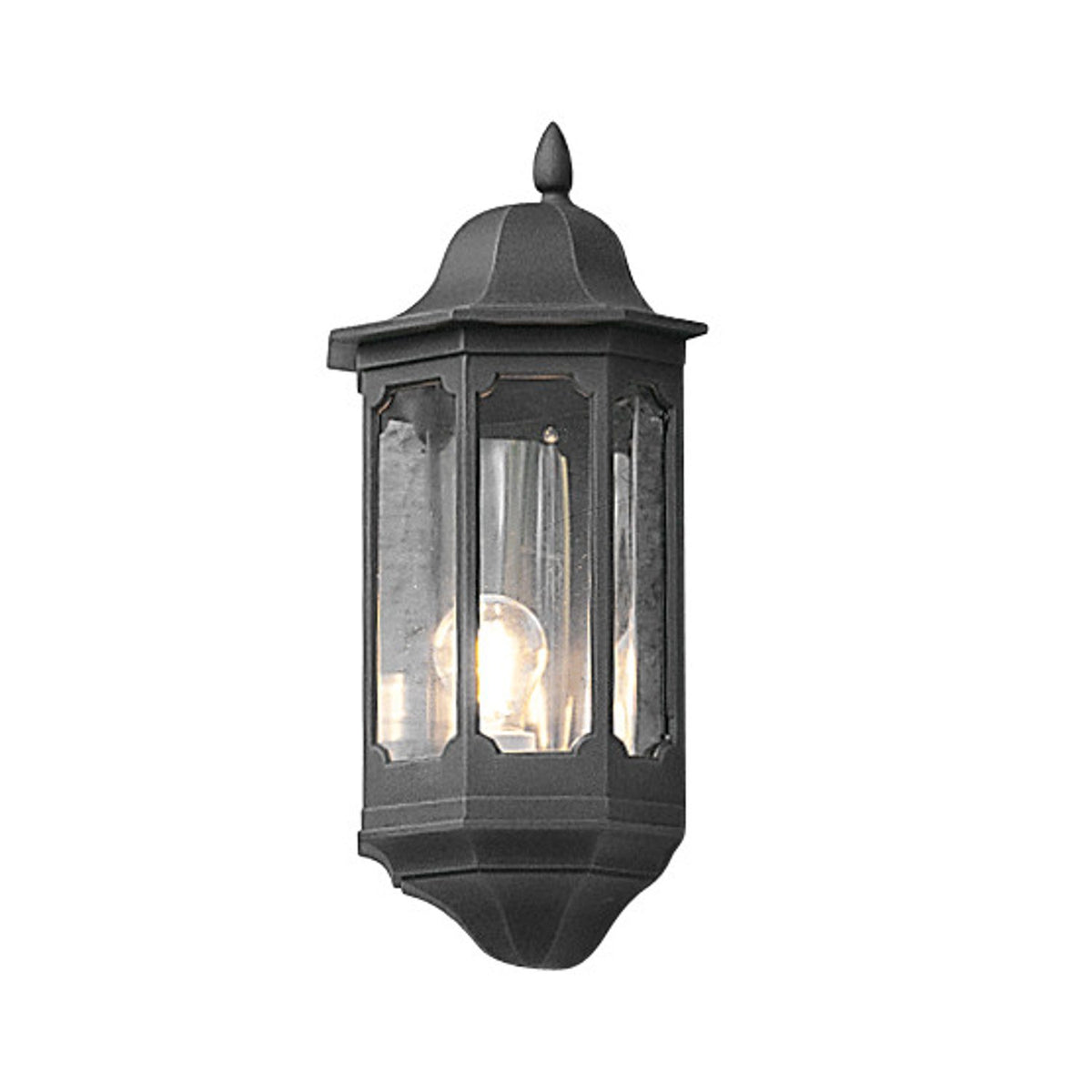 Pallas Plafond E27 Vägglampa Ute Mattsvart
