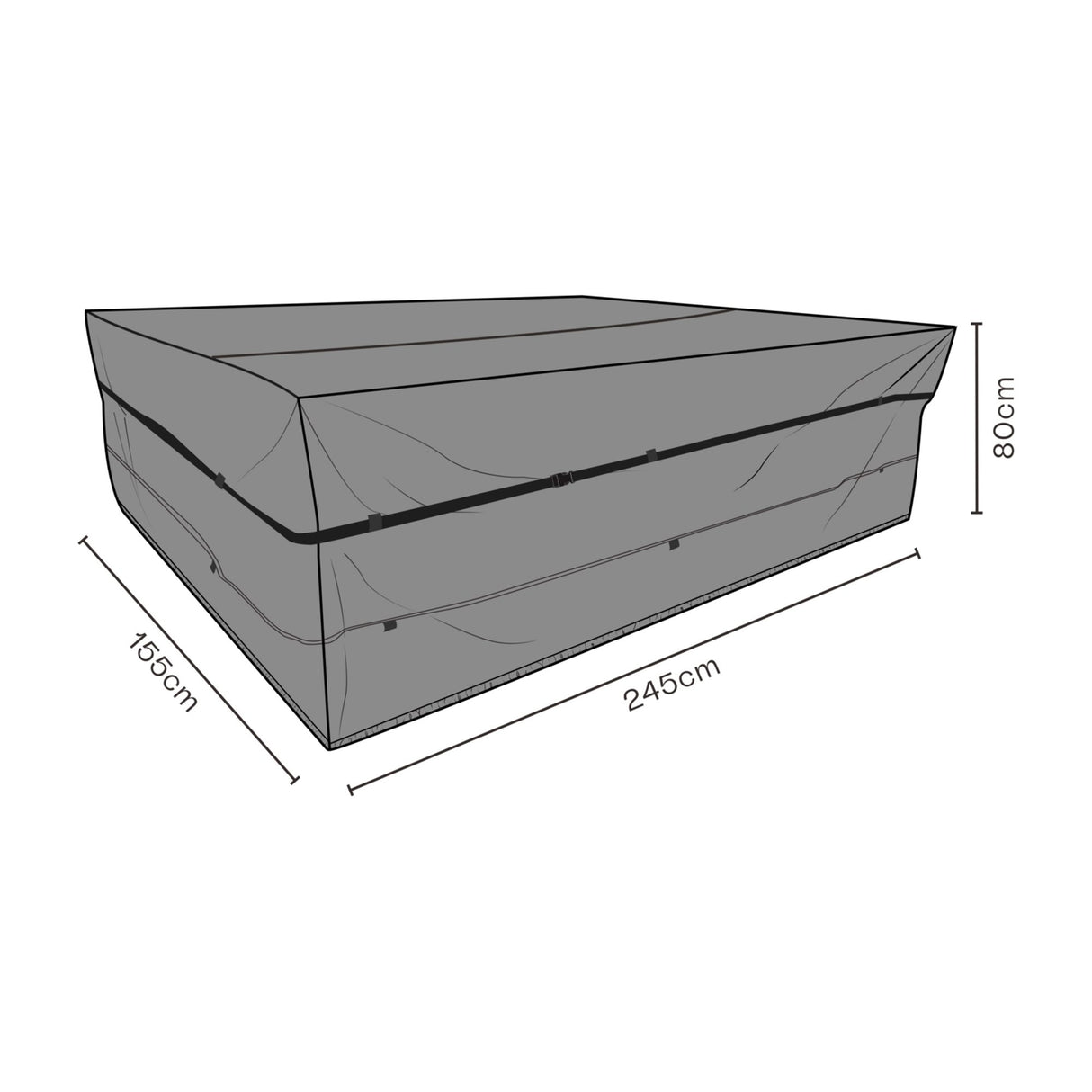 Möbelskydd till Matgrupp Vattentät, 245x155 cm
