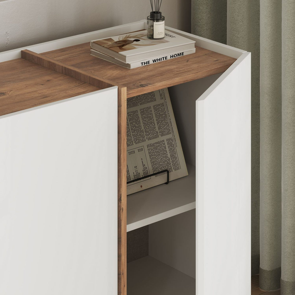 Dant Konsolbord Vit Atlantic Pine