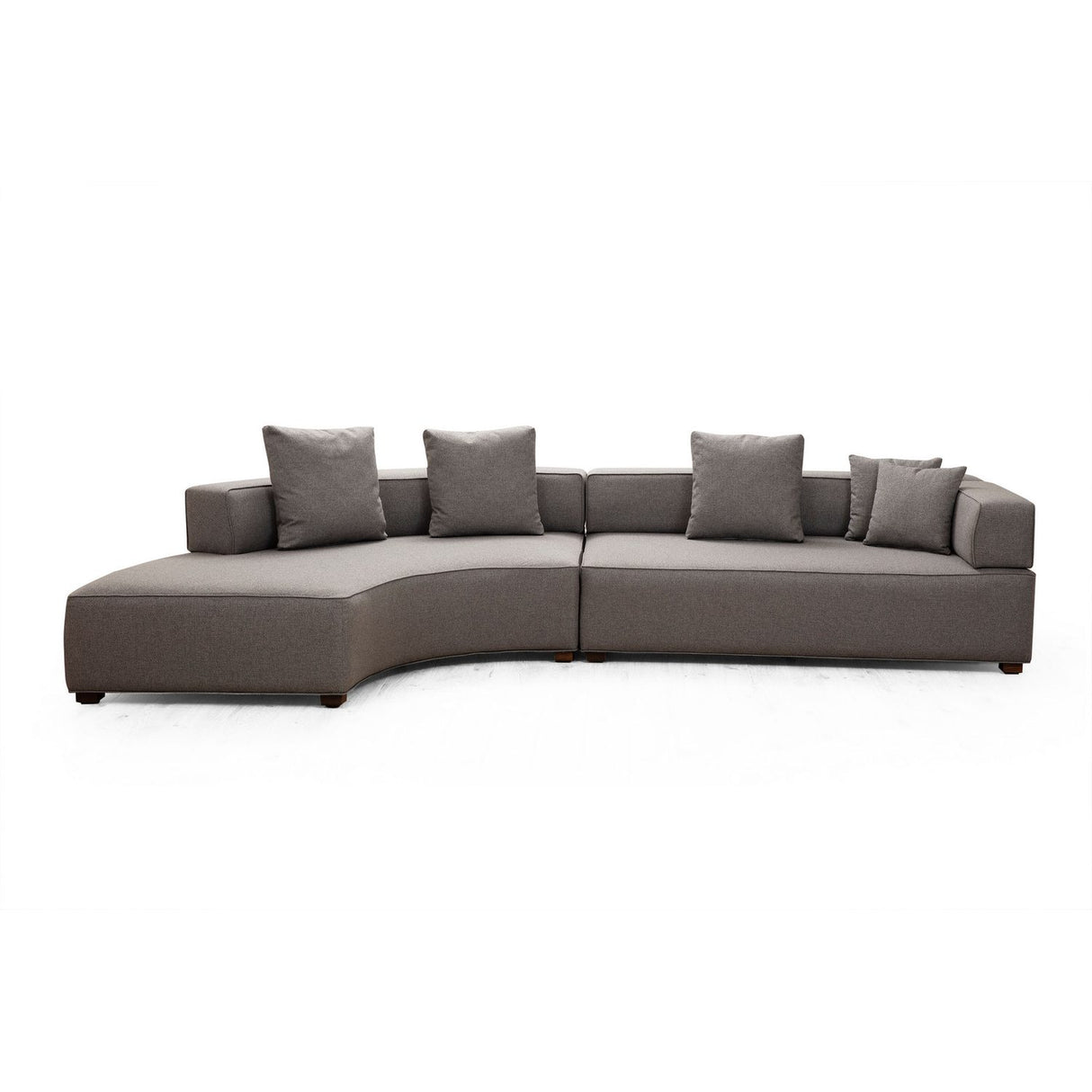 Gondol (105-180 x 105 x 70 cm) grå Hörnsoffa