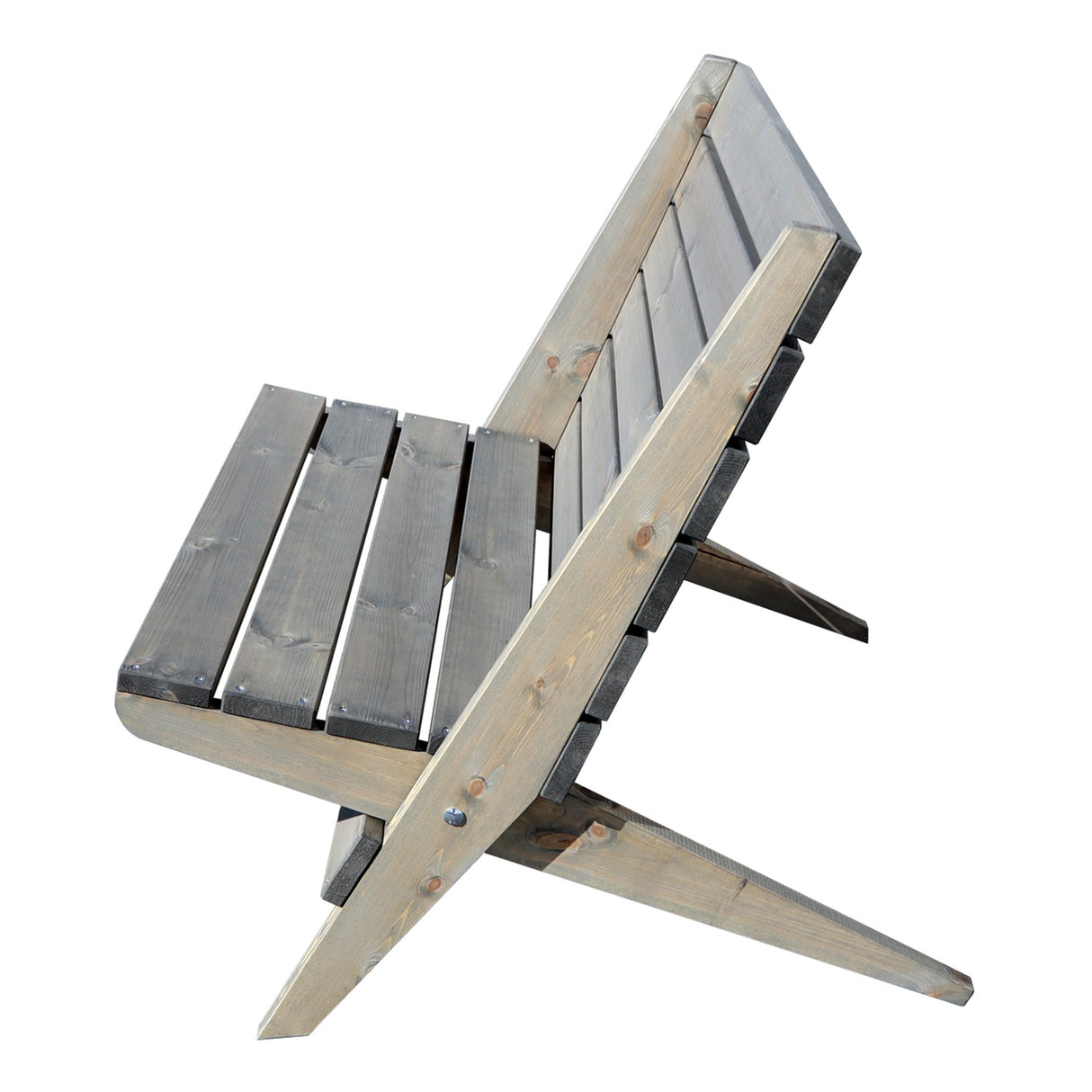 Granny Utestol Double Furu Oljad Grå