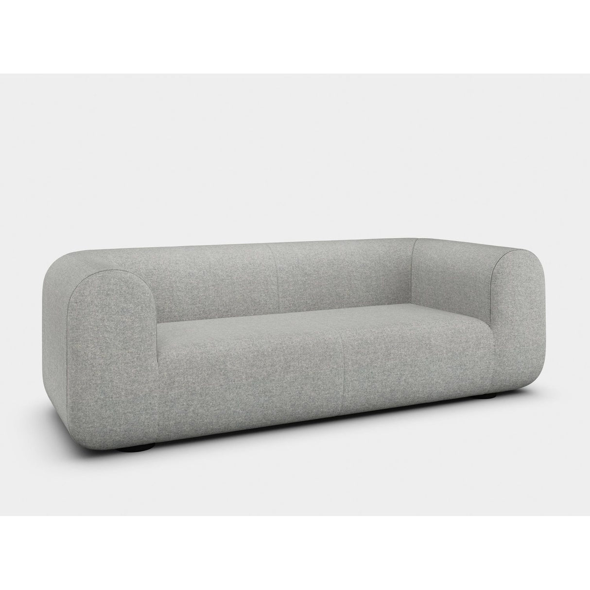Plump 2,5-sitssoffa Divina Melange Light Grey BL