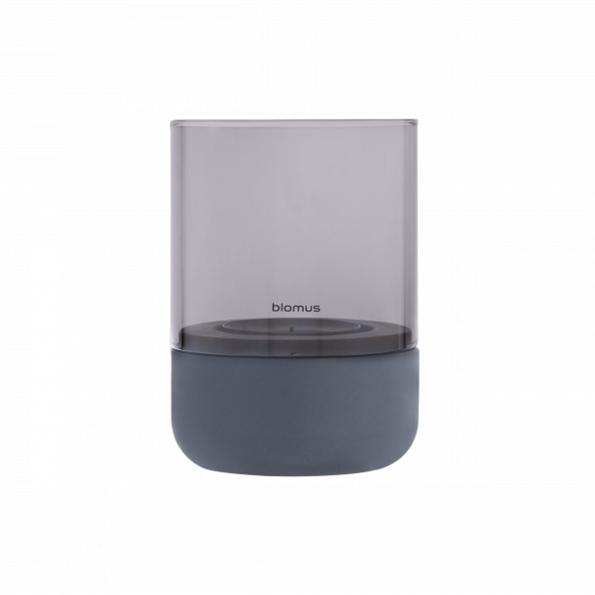 Calma small 14 cm Ljuslykta Steel Gray Smoke