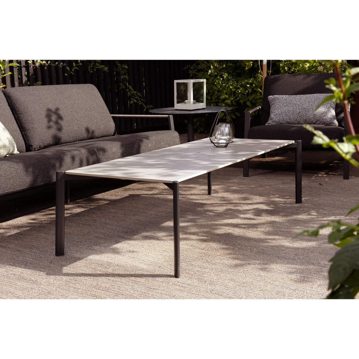 Lyra 2,5-sits Soffa 193x99 cm Svart/Teddy Black