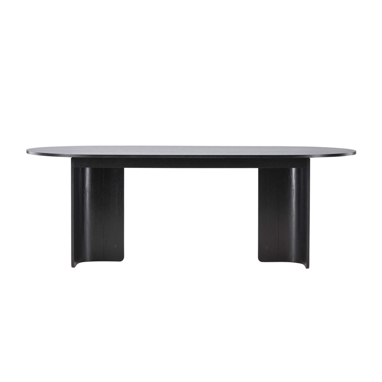 Tyresö Ovalt matbord Svart, 220 x 100 x 75