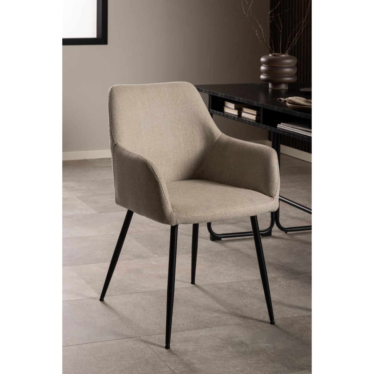 Kim Karmstol Basel tyg Beige