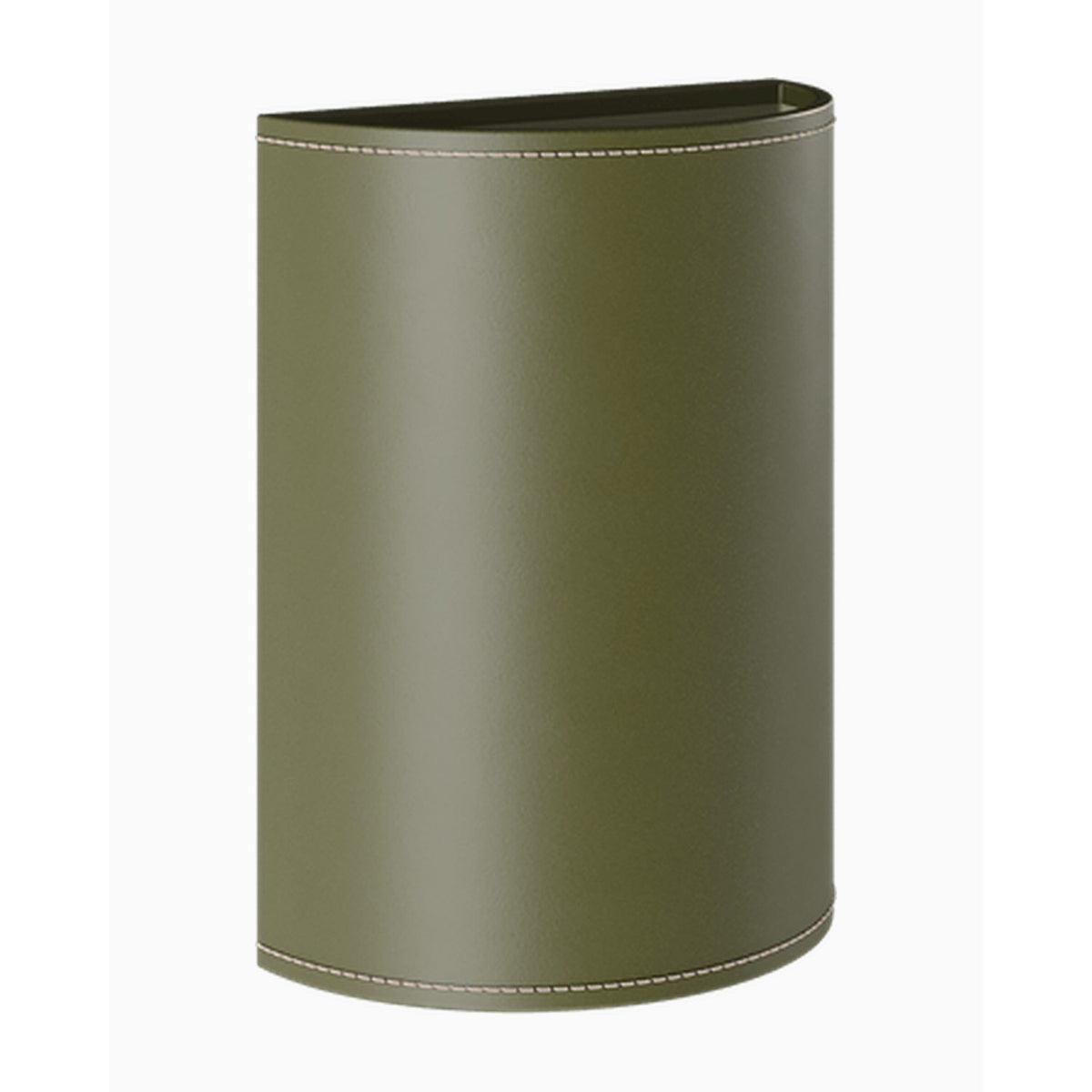 Leather 14 cm Vägglampa Grass Green