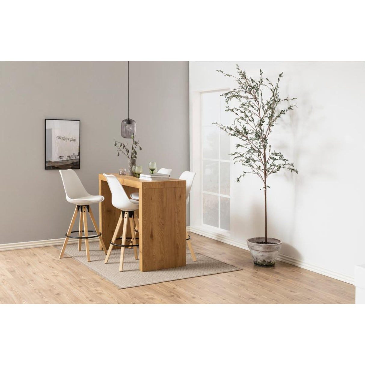 Sento Barstol PU Vit