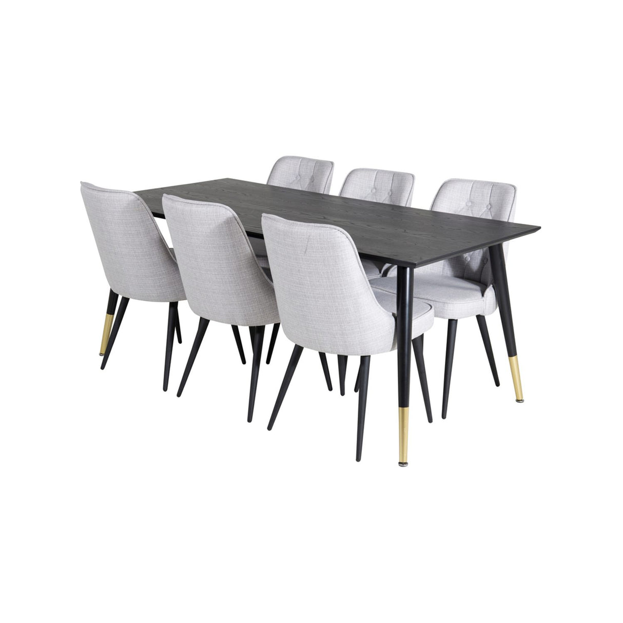 Dipp, Velvet Deluxe Rektangulär matgrupp