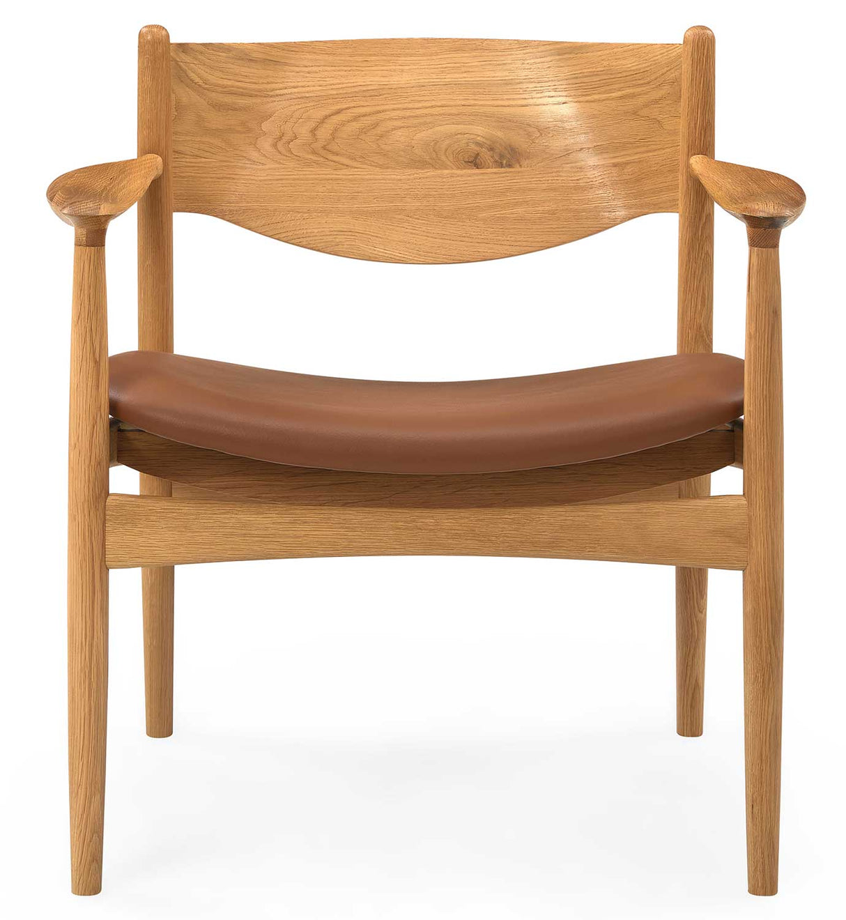 Alder Fåtölj Oljad Ek / Cognac Läder