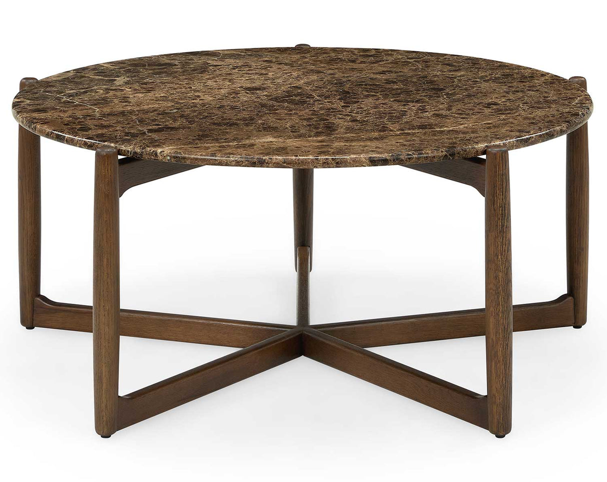 Atelier Soffbord Rökfärgad Ek / Emperador Marmor