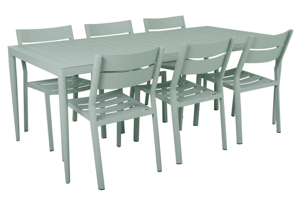 Bigby Matgrupp 195x90 cm ink Delia Dusty Green