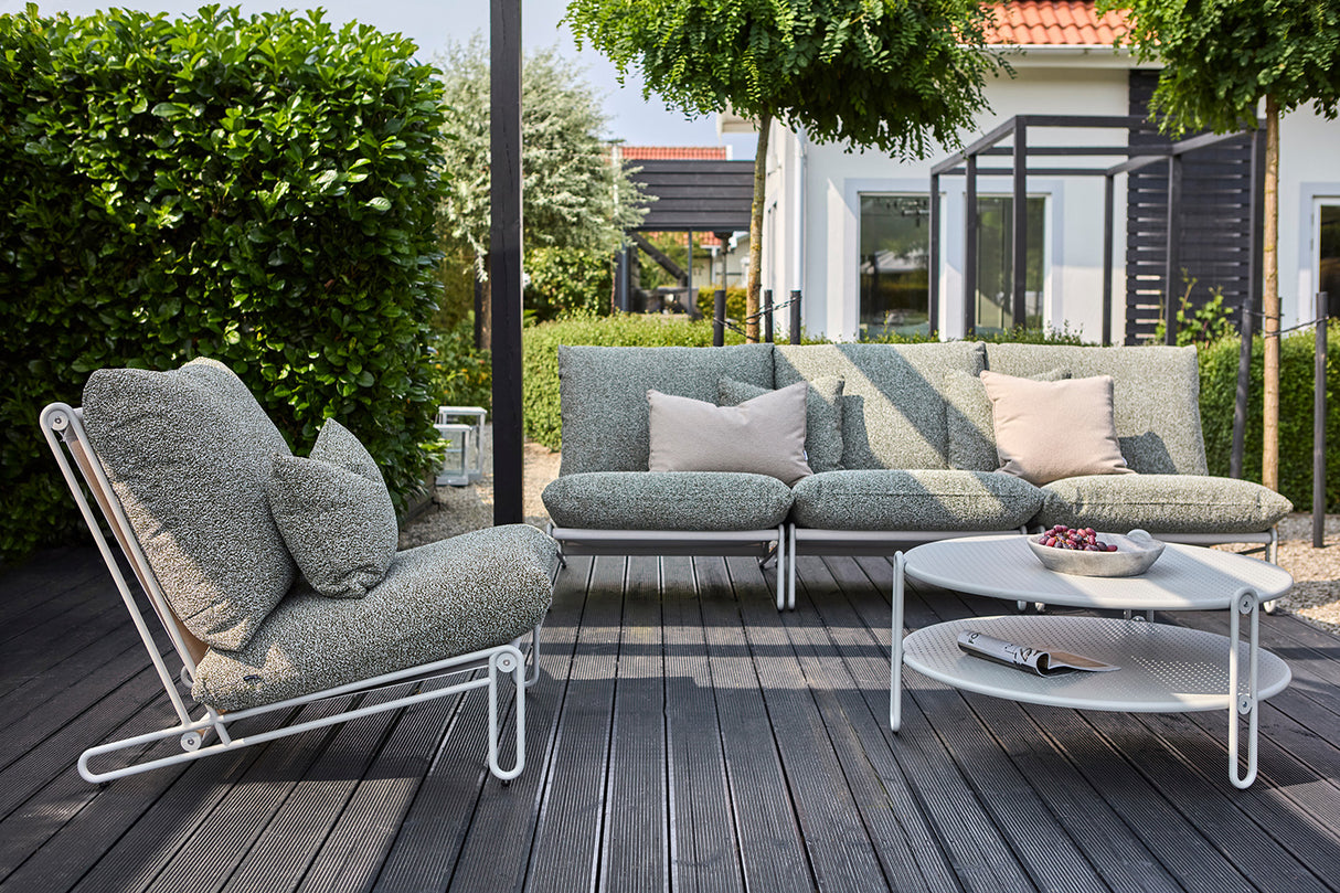 Blixt 3-sits soffa Light Grey/Verde